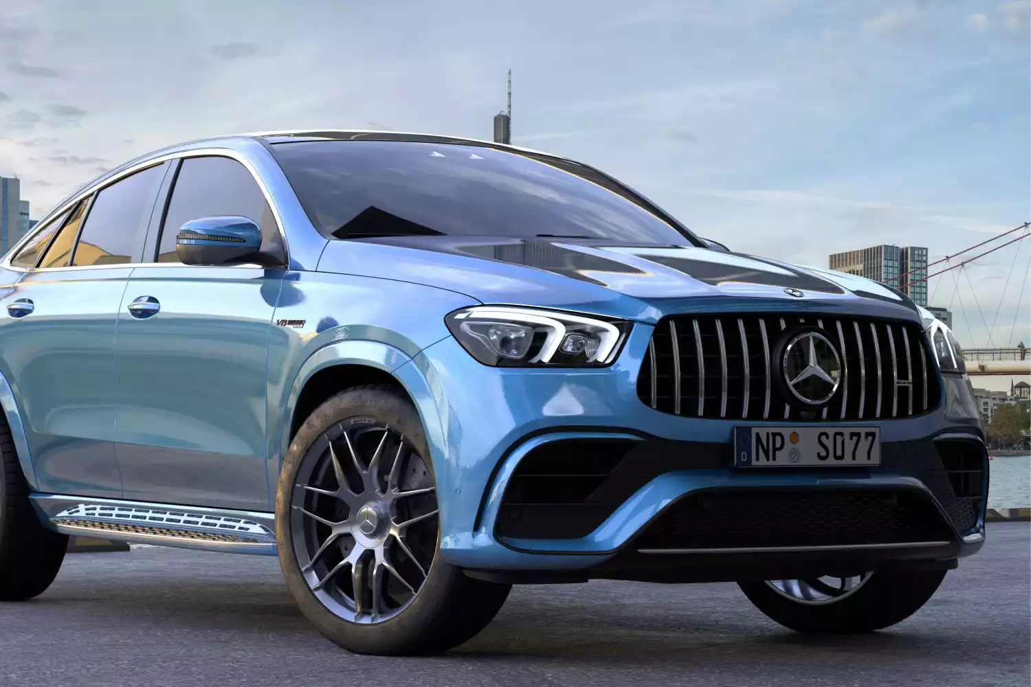 trash bin for Mercedes-Benz GLE