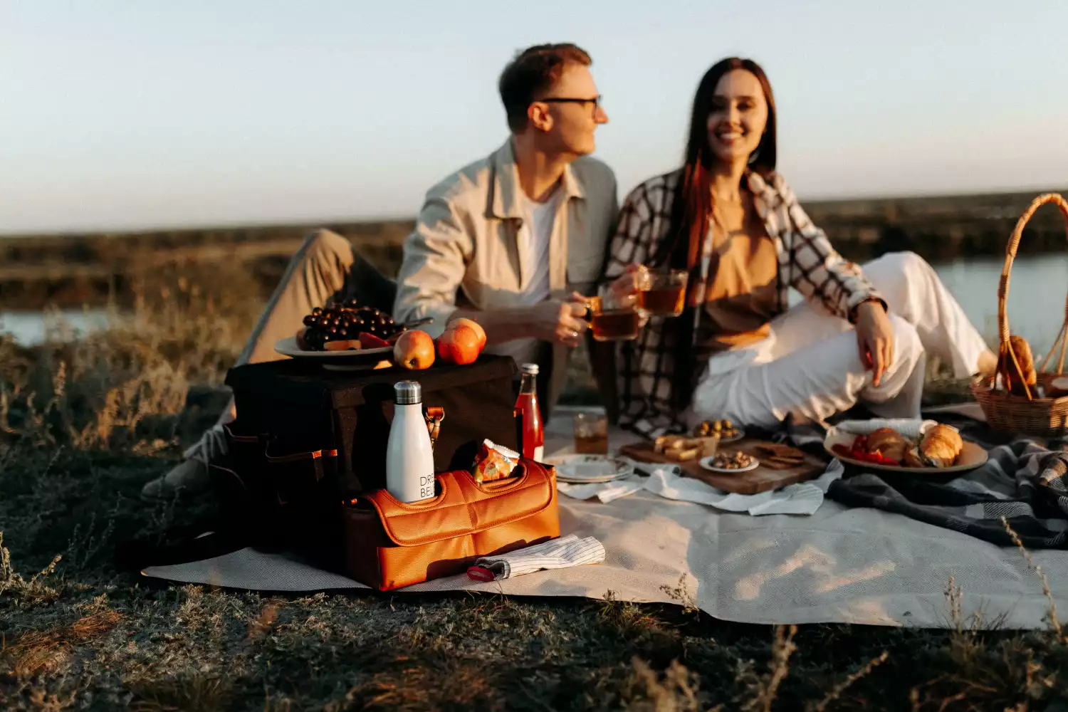 waxed canvas picnic blanket