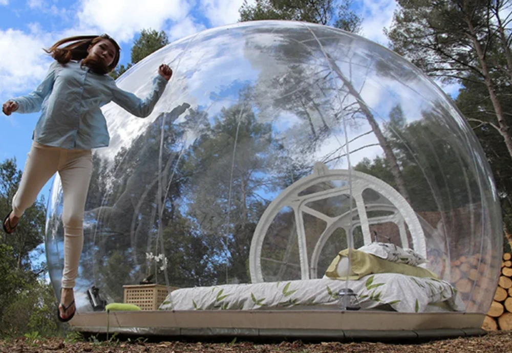 plastic bubble tent