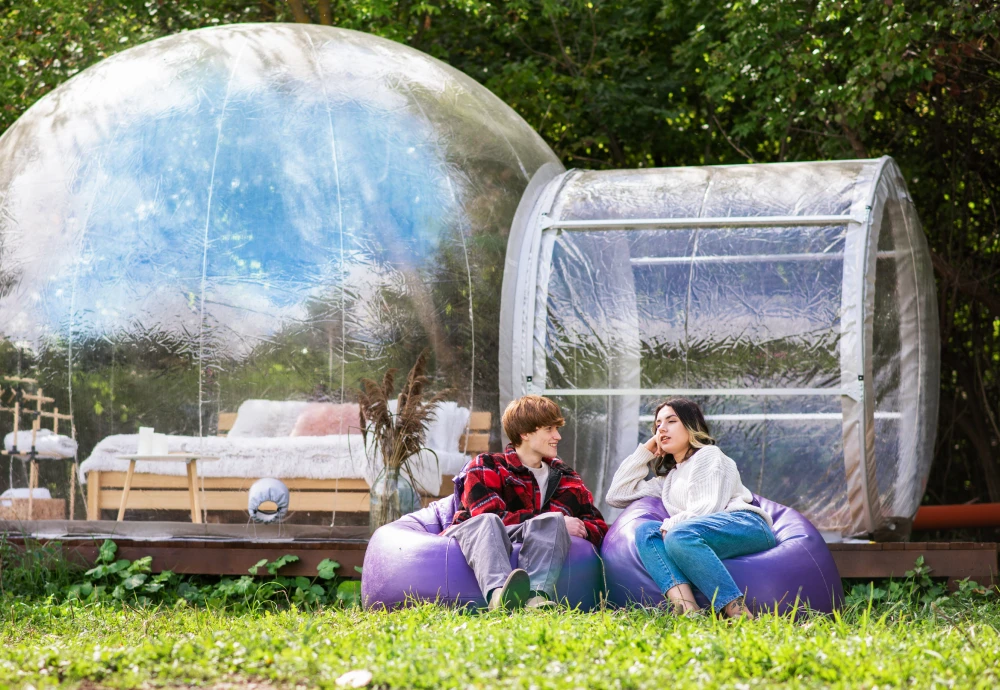 transparent igloo tent