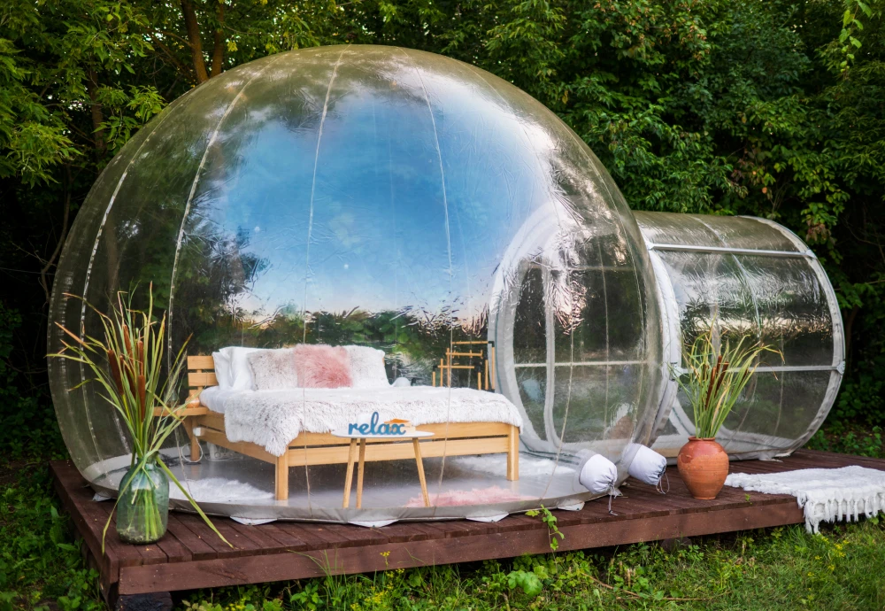 transparent crystal tents